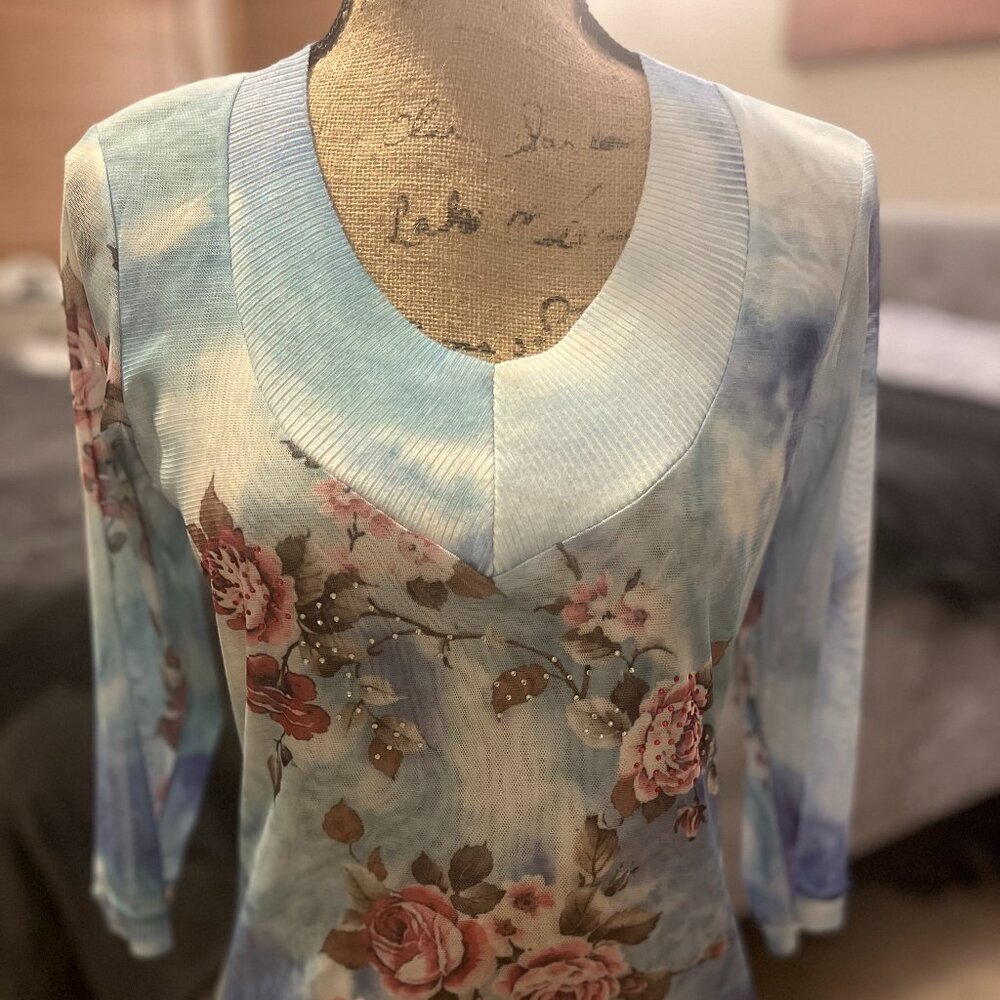Flower Print Blouse